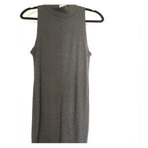 Gray midi dress